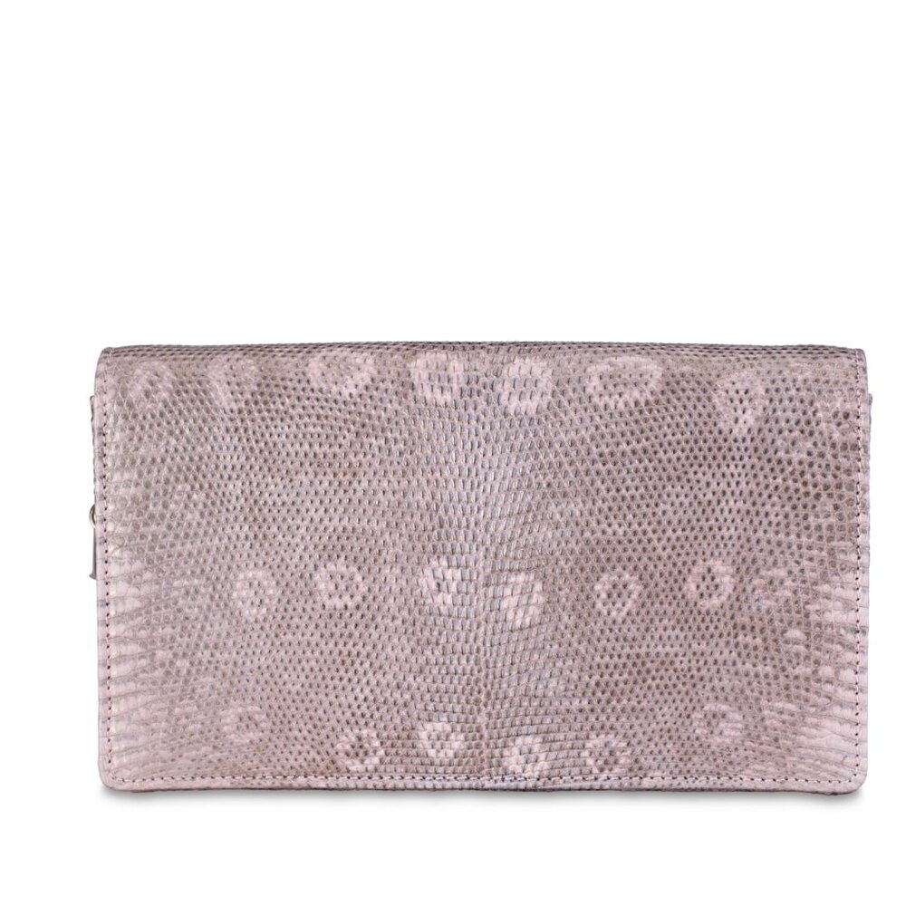 DIOR lizard AN IRIDESCENT CHAIN CLUTCH - Picture 3 of 7